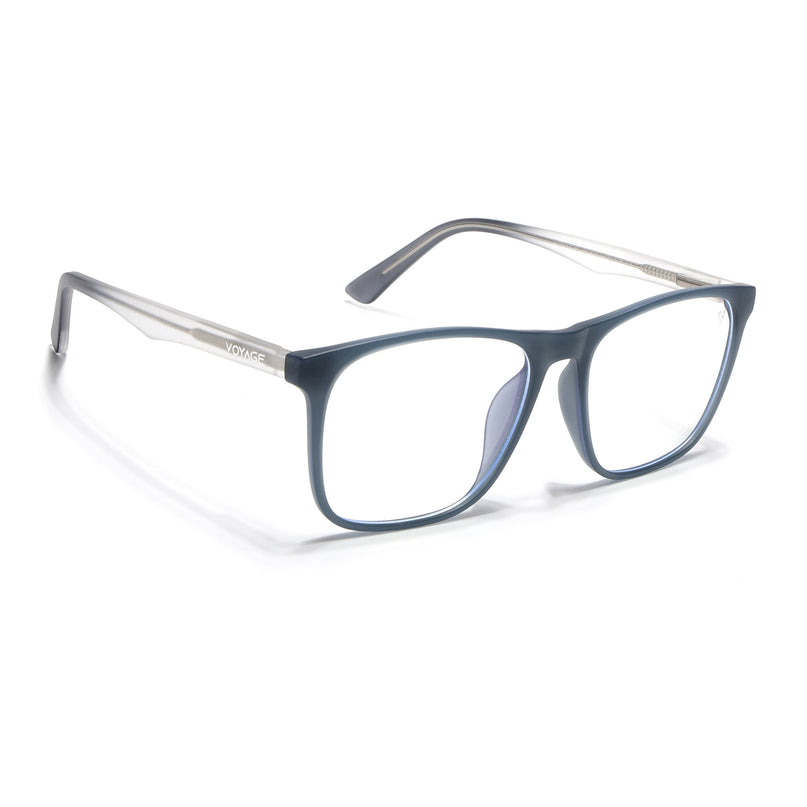 Voyage Dark Grey Square Eyeglasses for Men & Women - MG5487-C1