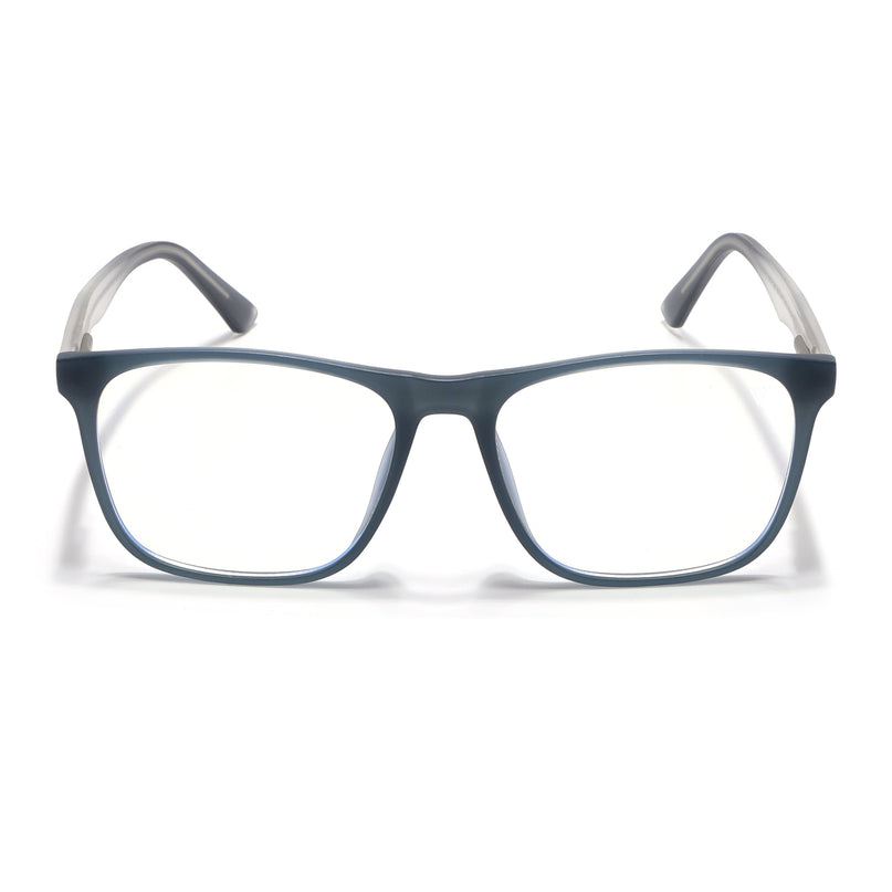 Voyage Dark Grey Square Eyeglasses for Men & Women - MG5487-C1