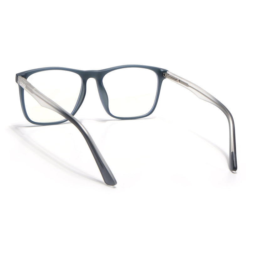 Voyage Dark Grey Square Eyeglasses for Men & Women - MG5487-C1