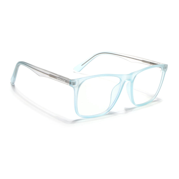 Voyage Light Blue Square Eyeglasses for Men & Women - MG5488-C2