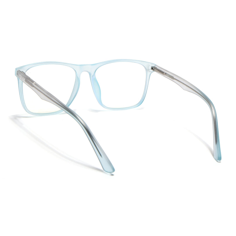 Voyage Light Blue Square Eyeglasses for Men & Women - MG5488-C2