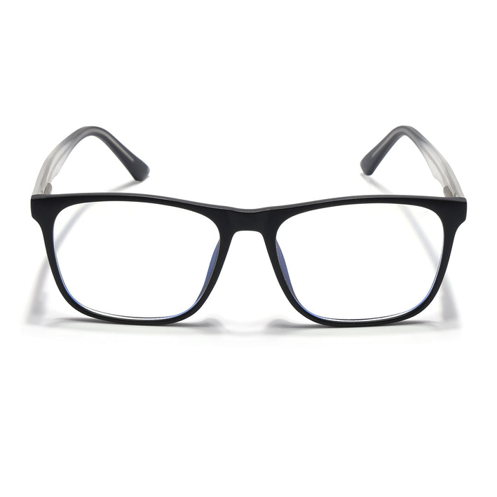 Voyage Black Square Eyeglasses for Men & Women - MG5489-C3