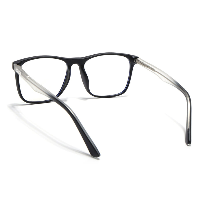 Voyage Black Square Eyeglasses for Men & Women - MG5489-C3