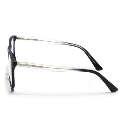 Voyage Black Square Eyeglasses for Men & Women - MG5489-C3