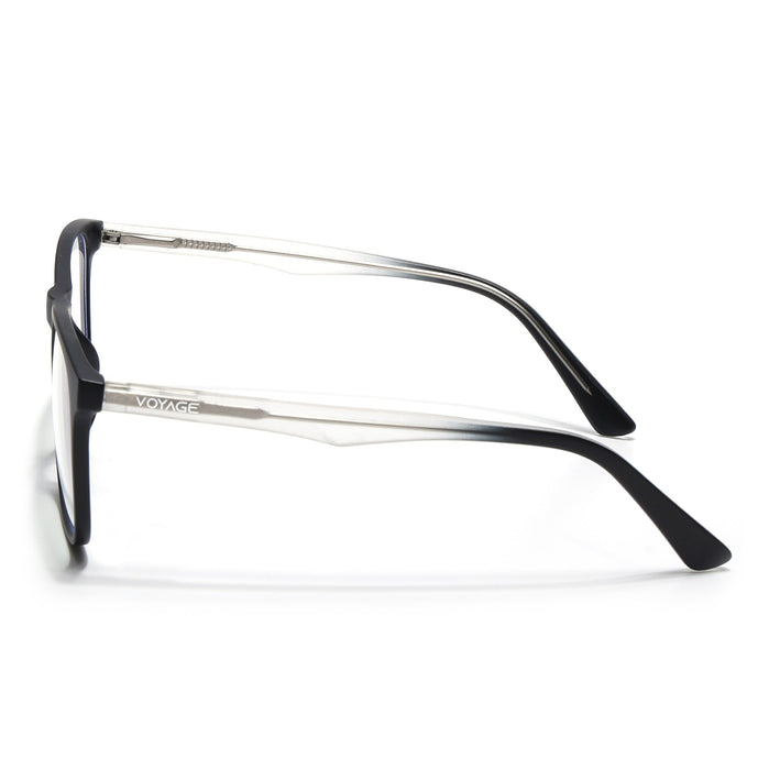 Voyage Black Square Eyeglasses for Men & Women - MG5489-C3
