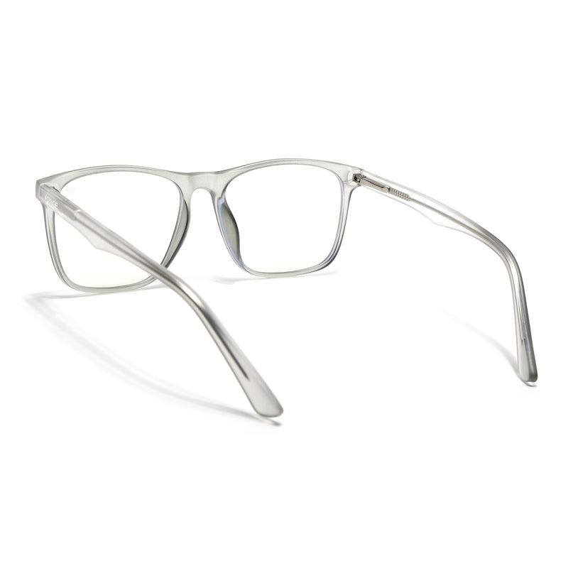 Voyage Light Grey Square Eyeglasses for Men & Women - MG5490-C4