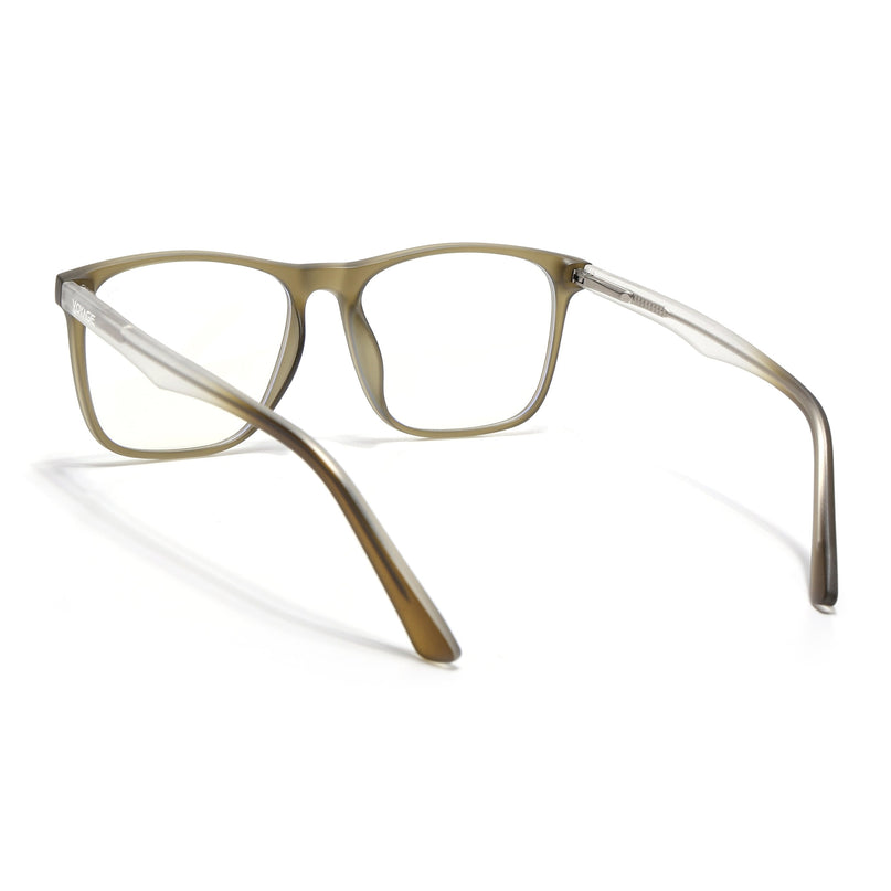 Voyage Olive Green Square Eyeglasses for Men & Women - MG5491-C5