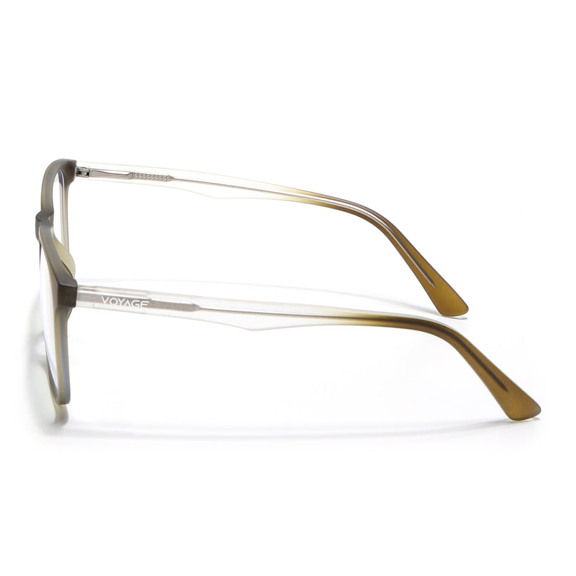 Voyage Olive Green Square Eyeglasses for Men & Women - MG5491-C5