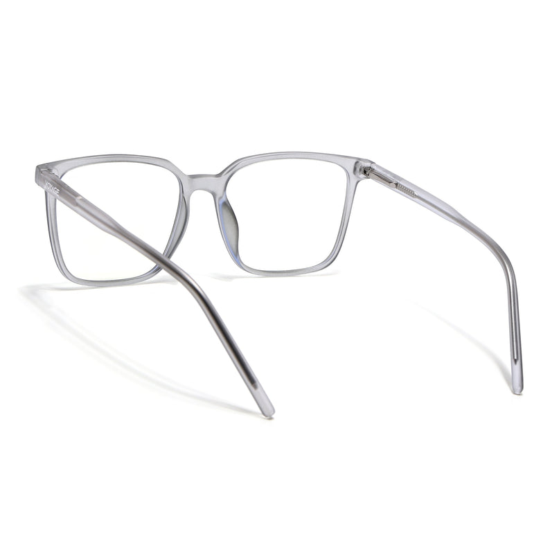 Voyage Light Grey Square Eyeglasses for Men & Women - MG5492-C1