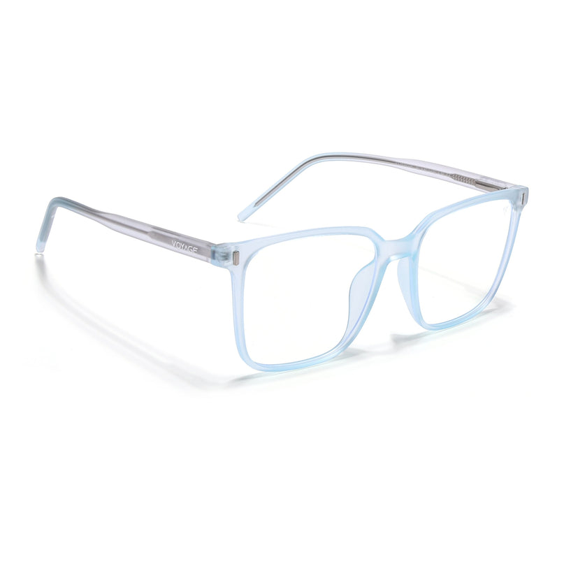Voyage Light Blue Square Eyeglasses for Men & Women - MG5493-C2