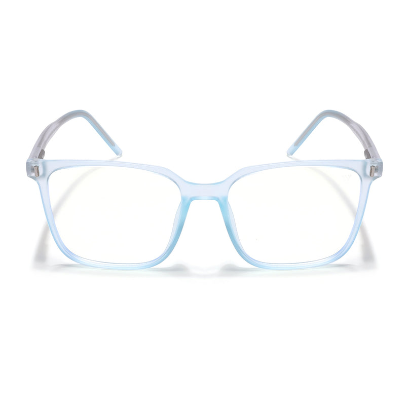 Voyage Light Blue Square Eyeglasses for Men & Women - MG5493-C2