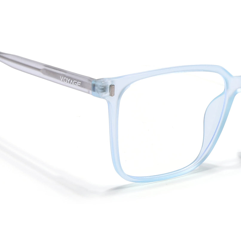 Voyage Light Blue Square Eyeglasses for Men & Women - MG5493-C2
