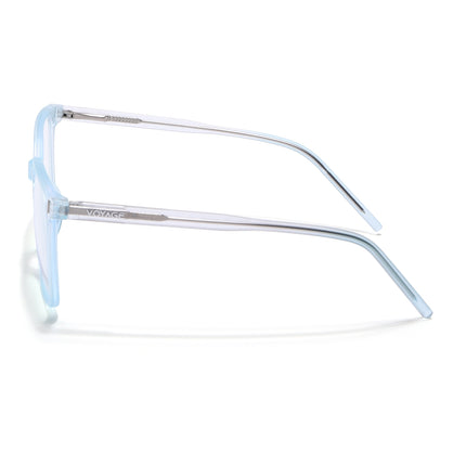 Voyage Light Blue Square Eyeglasses for Men & Women - MG5493-C2