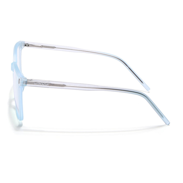 Voyage Light Blue Square Eyeglasses for Men & Women - MG5493-C2