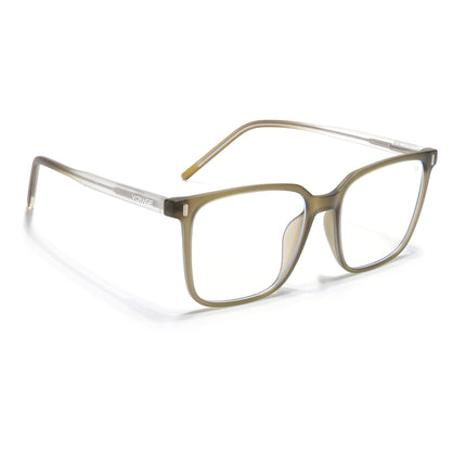 Voyage Olive Green Square Eyeglasses for Men & Women - MG5494-C3