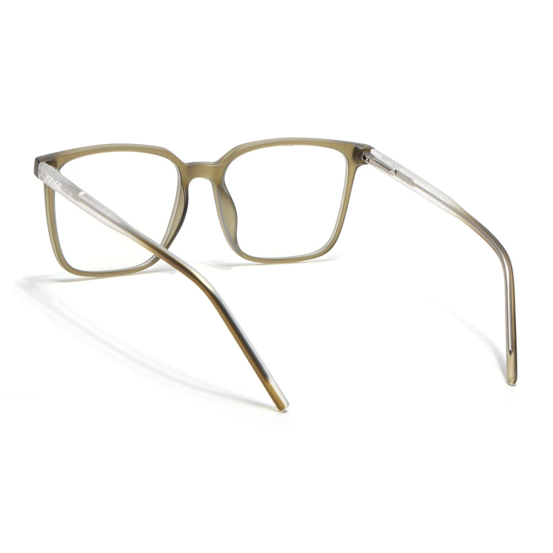 Voyage Olive Green Square Eyeglasses for Men & Women - MG5494-C3