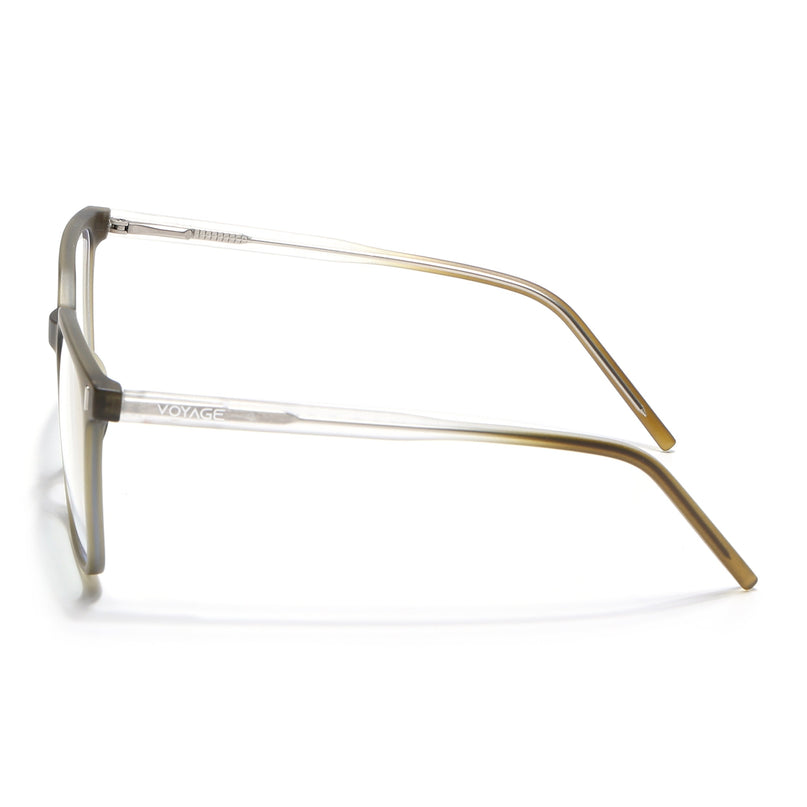 Voyage Olive Green Square Eyeglasses for Men & Women - MG5494-C3