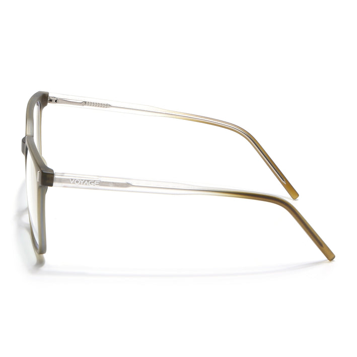Voyage Olive Green Square Eyeglasses for Men & Women - MG5494-C3