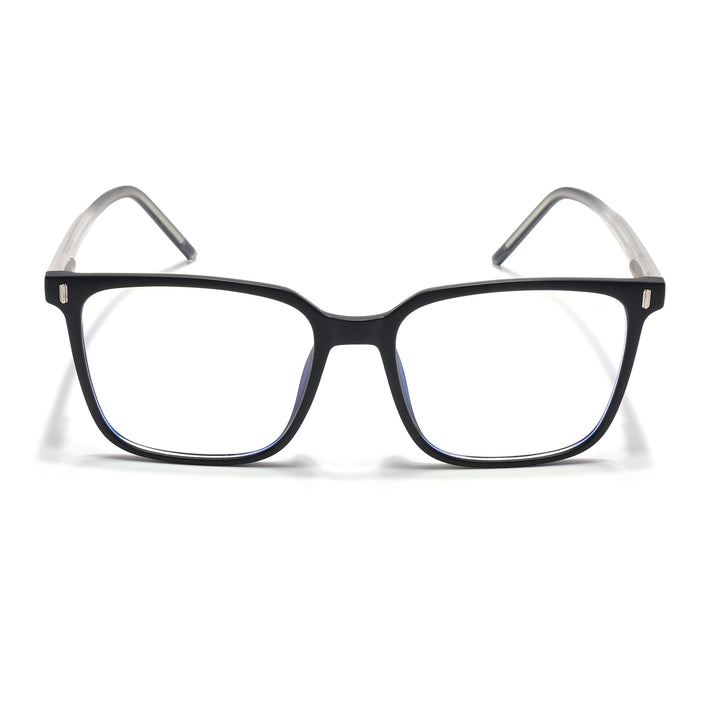 Voyage Black Square Eyeglasses for Men & Women - MG5495-C4