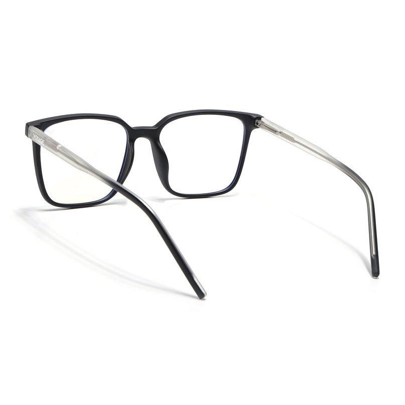 Voyage Black Square Eyeglasses for Men & Women - MG5495-C4