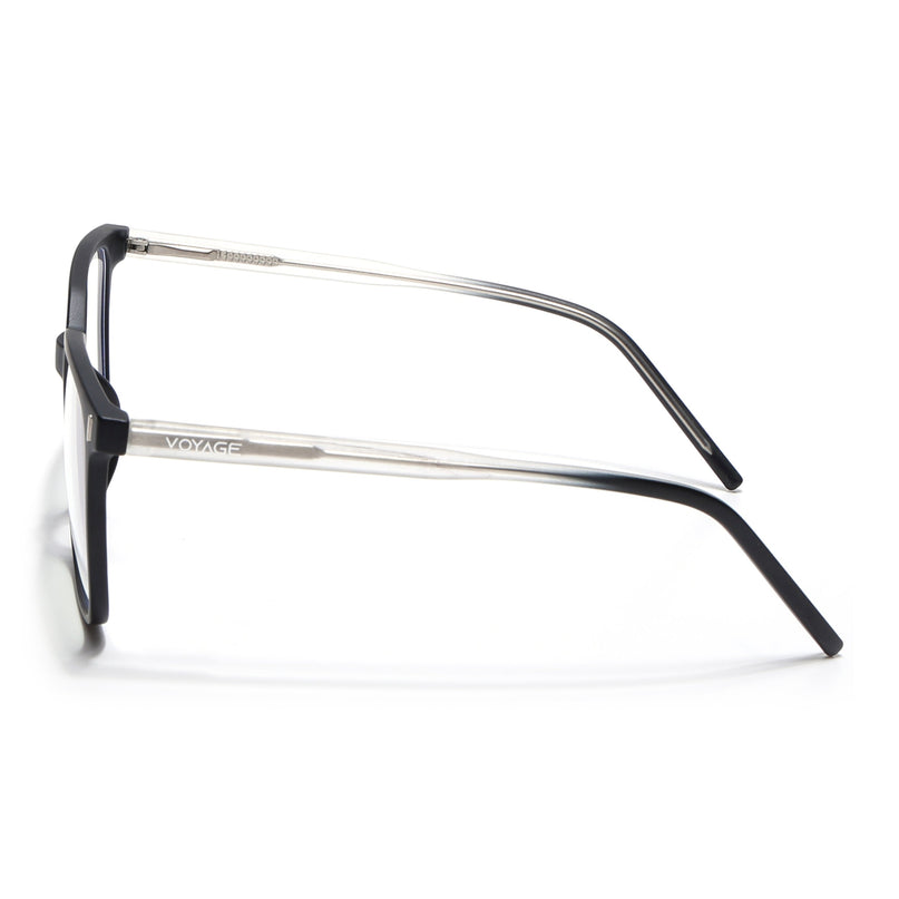 Voyage Black Square Eyeglasses for Men & Women - MG5495-C4