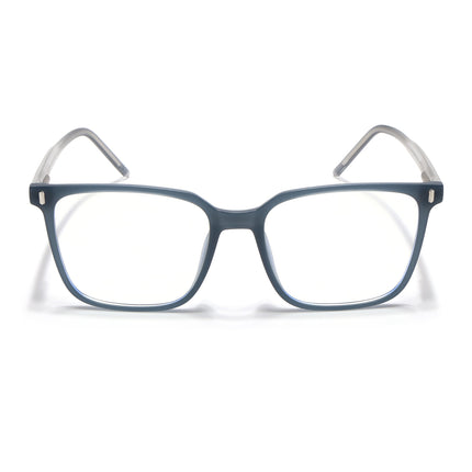 Voyage Dark Grey Square Eyeglasses for Men & Women - MG5496-C5