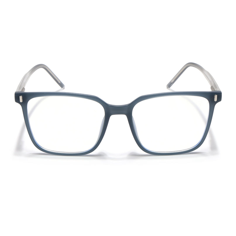 Voyage Dark Grey Square Eyeglasses for Men & Women - MG5496-C5