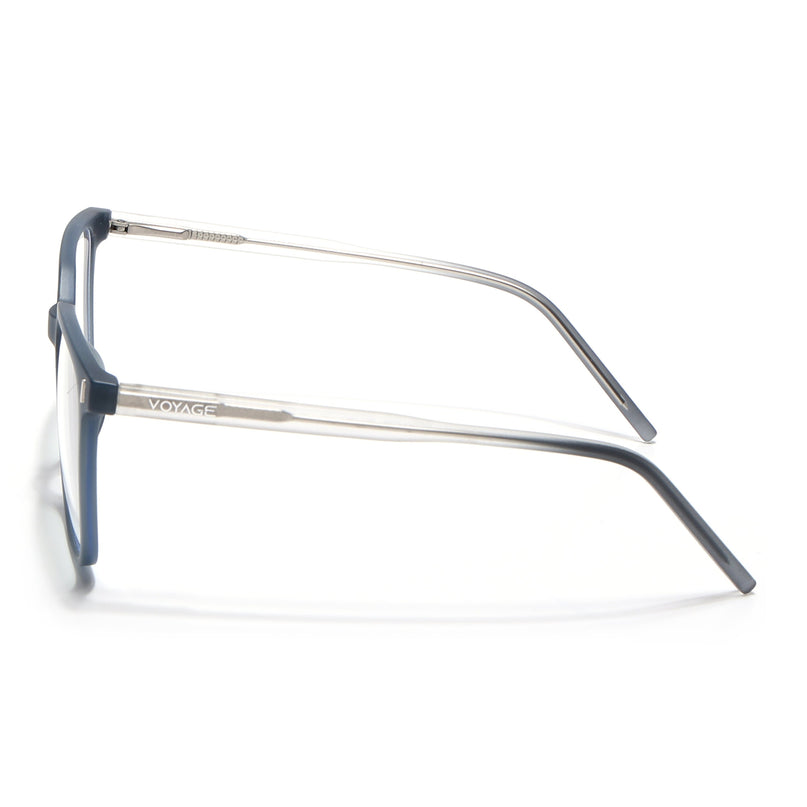 Voyage Dark Grey Square Eyeglasses for Men & Women - MG5496-C5