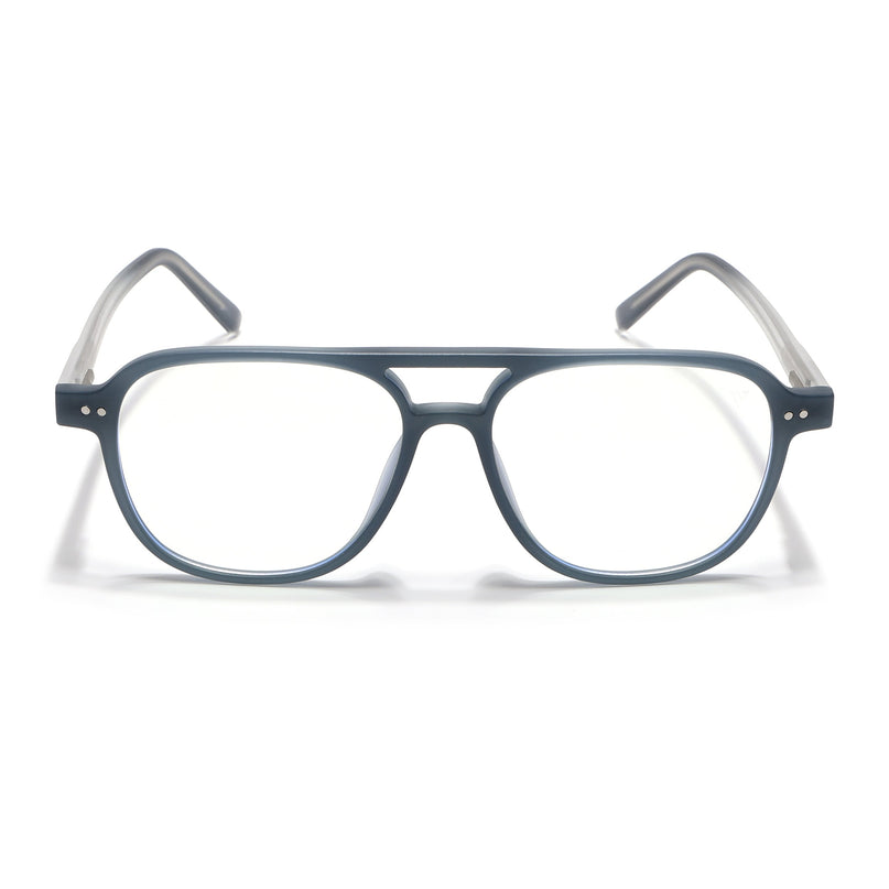 Voyage Dark Grey Wayfarer Eyeglasses for Men & Women - MG5497-C1