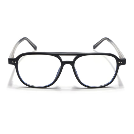 Voyage Black Wayfarer Eyeglasses for Men & Women - MG5499-C3