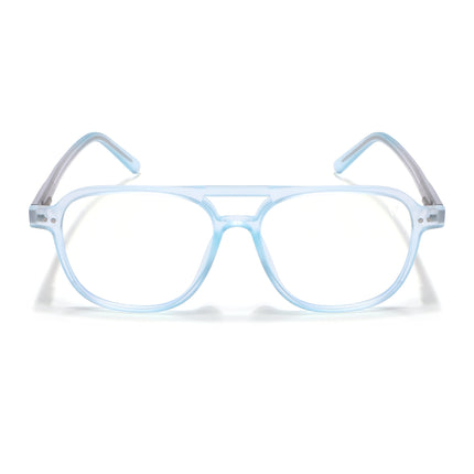 Voyage Light Blue Wayfarer Eyeglasses for Men & Women - MG5500-C4