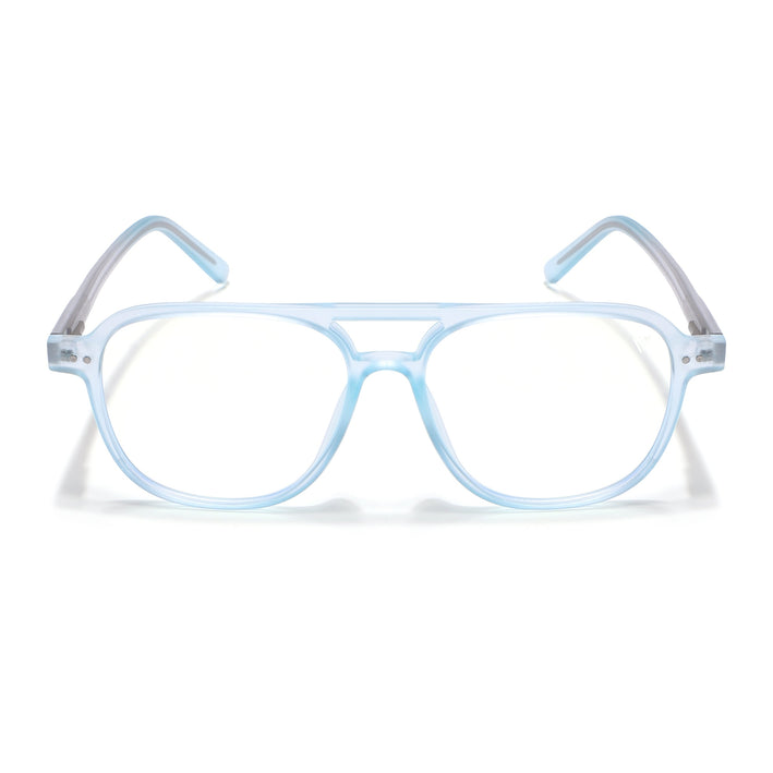 Voyage Light Blue Wayfarer Eyeglasses for Men & Women - MG5500-C4