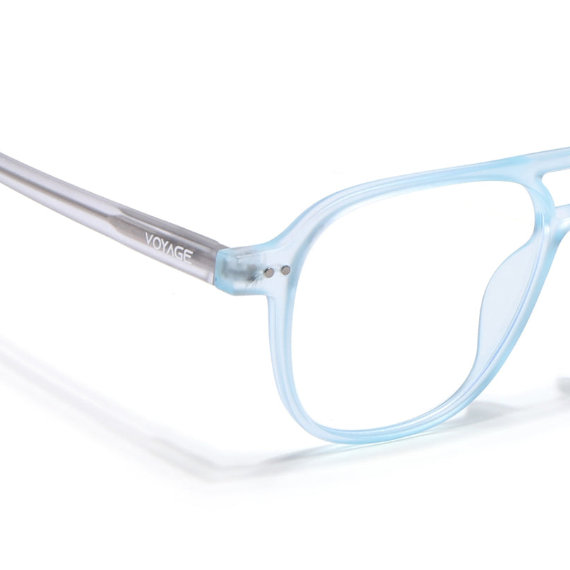 Voyage Light Blue Wayfarer Eyeglasses for Men & Women - MG5500-C4