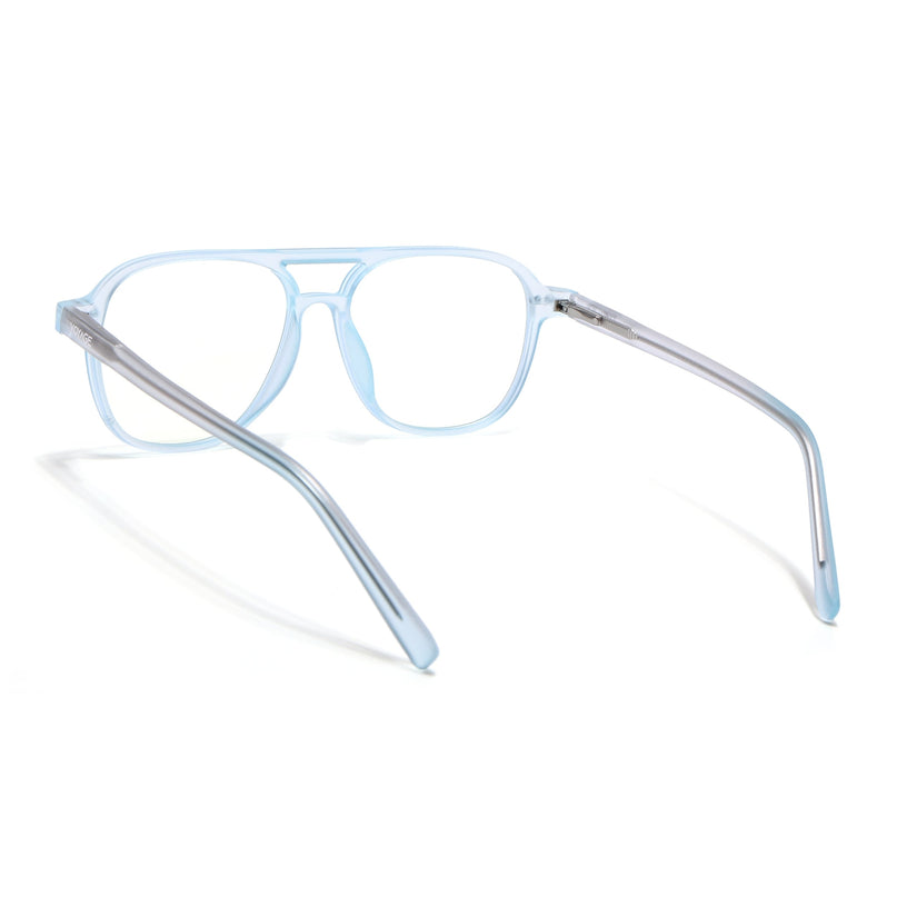 Voyage Light Blue Wayfarer Eyeglasses for Men & Women - MG5500-C4