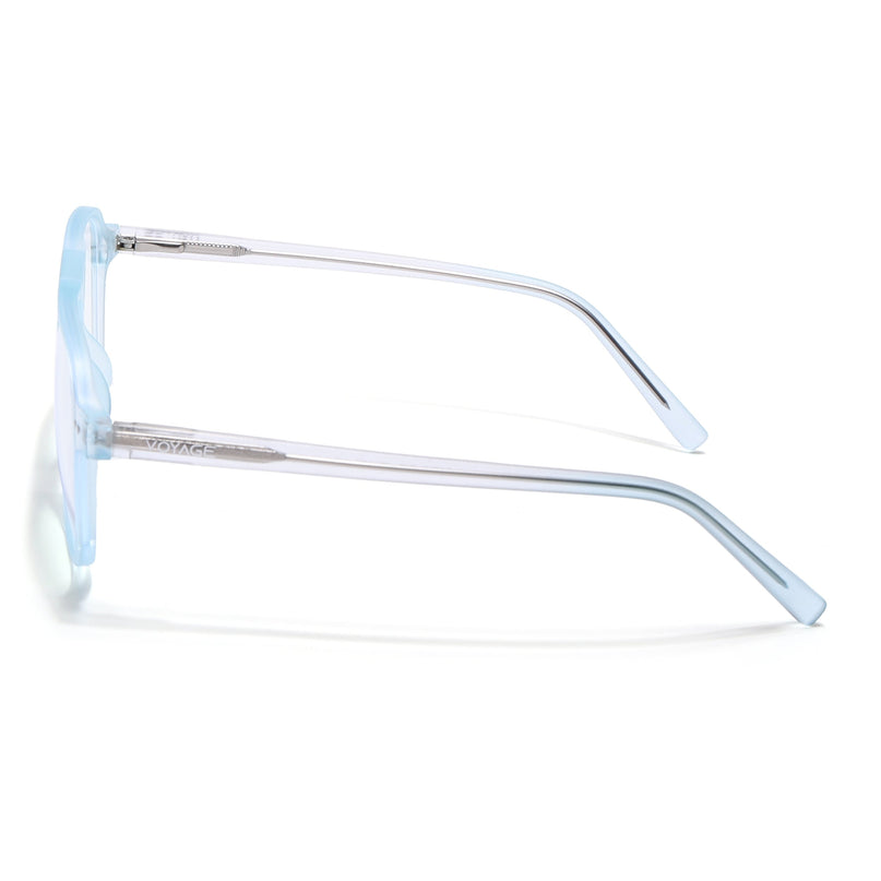 Voyage Light Blue Wayfarer Eyeglasses for Men & Women - MG5500-C4