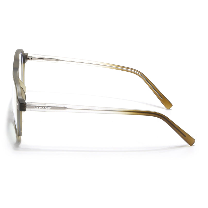 Voyage Olive Green Wayfarer Eyeglasses for Men & Women - MG5501-C5