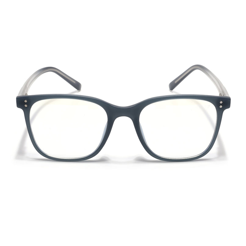 Voyage Dark Grey Square Eyeglasses for Men & Women - MG5502-C1