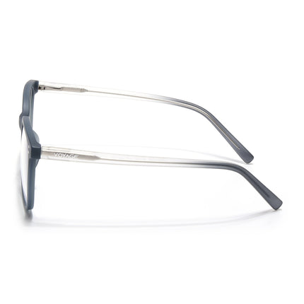 Voyage Dark Grey Square Eyeglasses for Men & Women - MG5502-C1