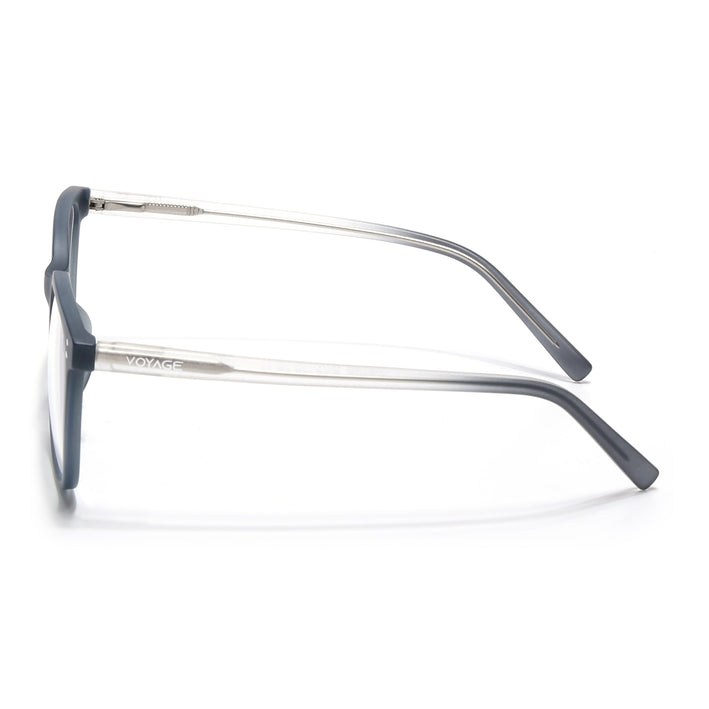 Voyage Dark Grey Square Eyeglasses for Men & Women - MG5502-C1