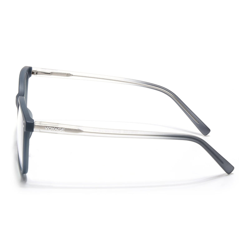 Voyage Dark Grey Square Eyeglasses for Men & Women - MG5502-C1