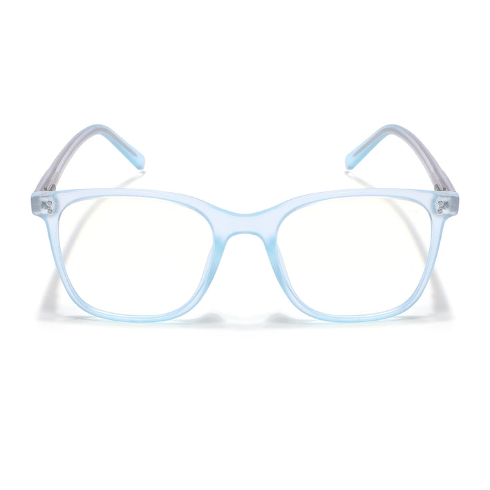 Voyage Light Blue Square Eyeglasses for Men & Women - MG5503-C2