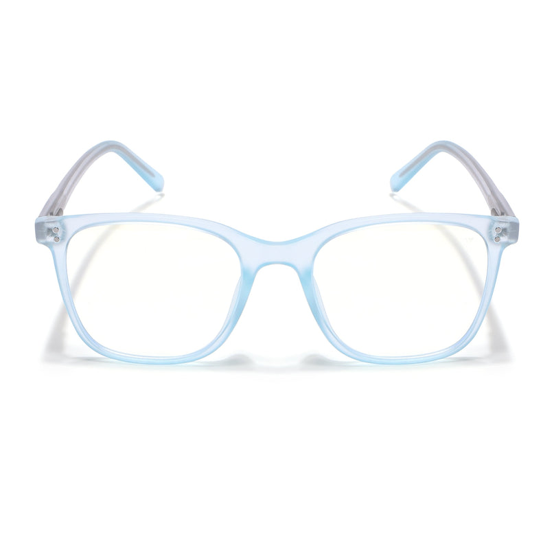 Voyage Light Blue Square Eyeglasses for Men & Women - MG5503-C2