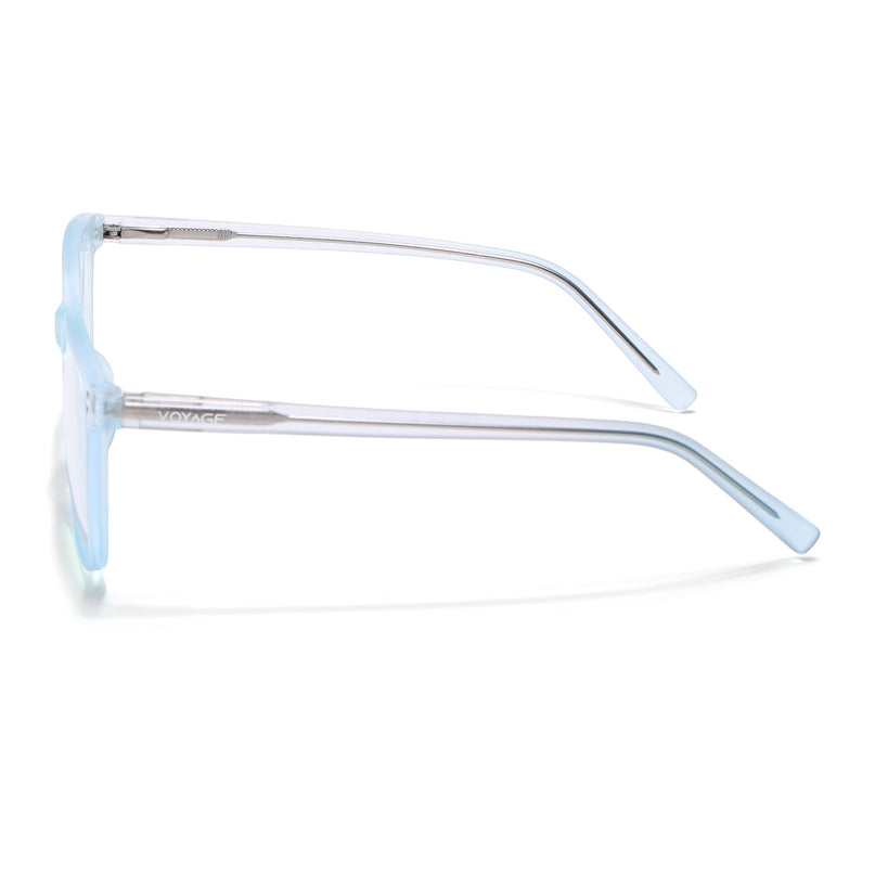 Voyage Light Blue Square Eyeglasses for Men & Women - MG5503-C2