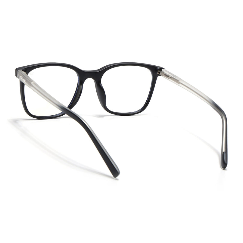 Voyage Black Square Eyeglasses for Men & Women - MG5504-C3