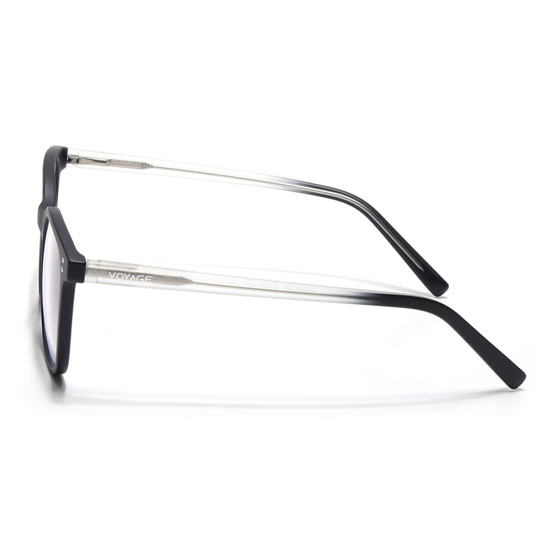 Voyage Black Square Eyeglasses for Men & Women - MG5504-C3