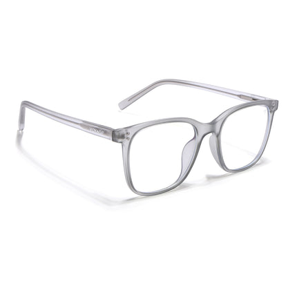 Voyage Light Grey Square Eyeglasses for Men & Women - MG5505-C4