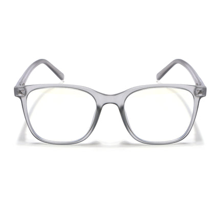 Voyage Light Grey Square Eyeglasses for Men & Women - MG5505-C4