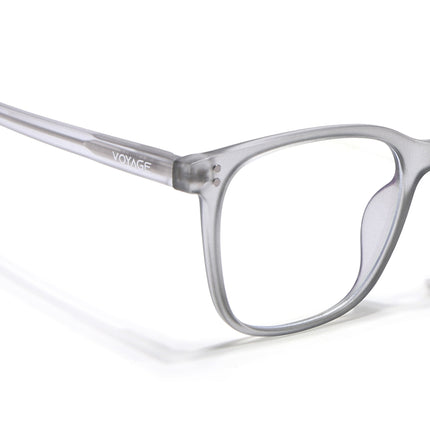Voyage Light Grey Square Eyeglasses for Men & Women - MG5505-C4