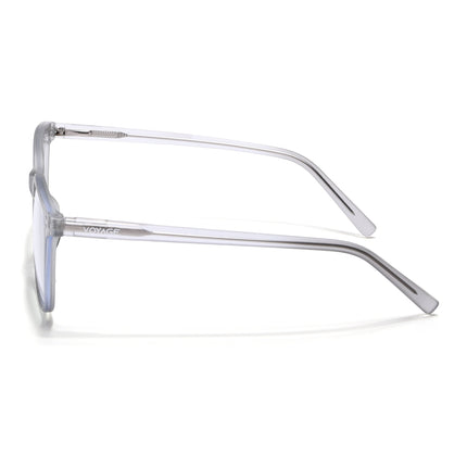 Voyage Light Grey Square Eyeglasses for Men & Women - MG5505-C4