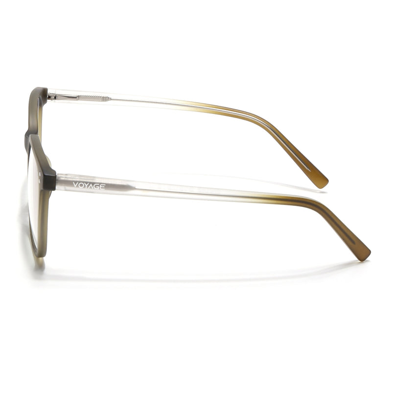 Voyage Olive Green Square Eyeglasses for Men & Women - MG5506-C5